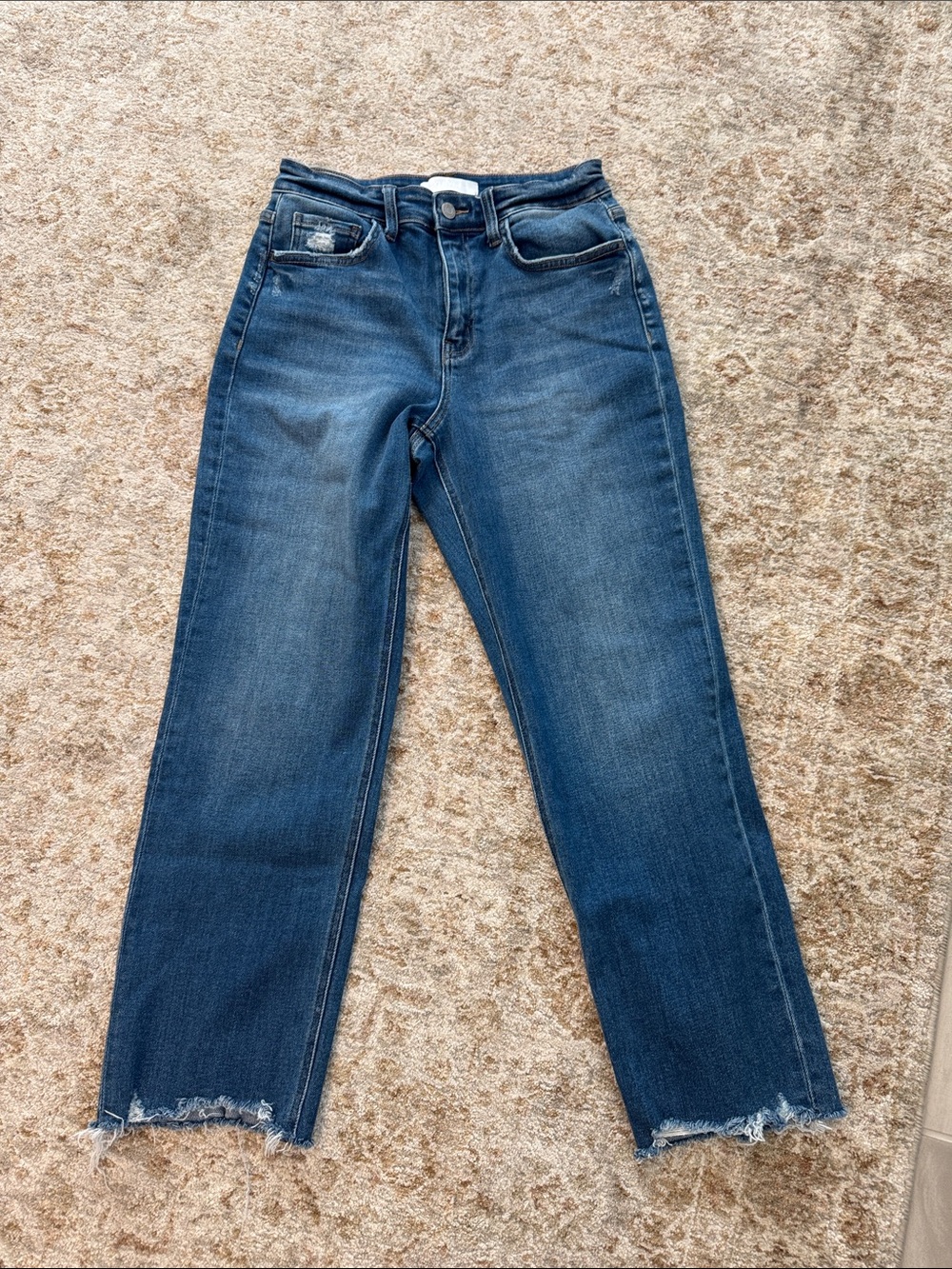 Vervet Blue Washed Jeans - Classic Straight Fit
